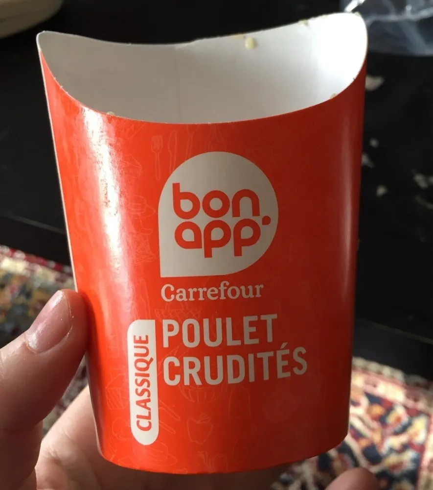Poulet crudités