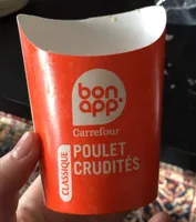 Poulet crudités