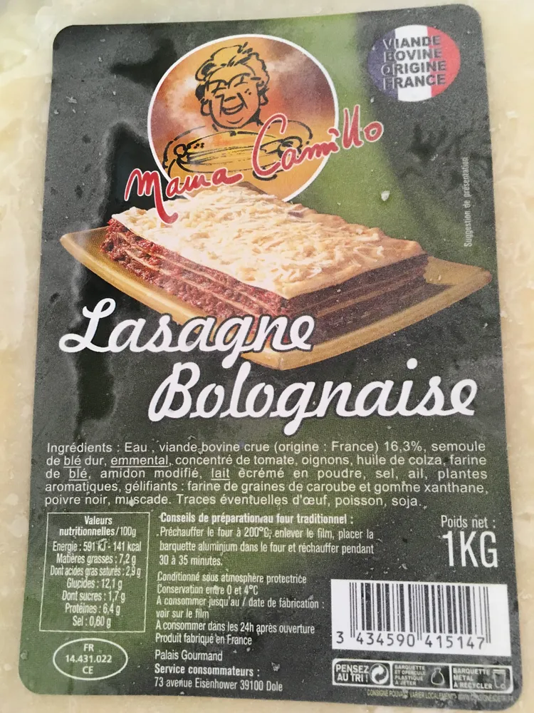 Lasagne bolognaise