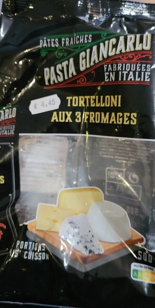 Tortelloni aux 3 fromages