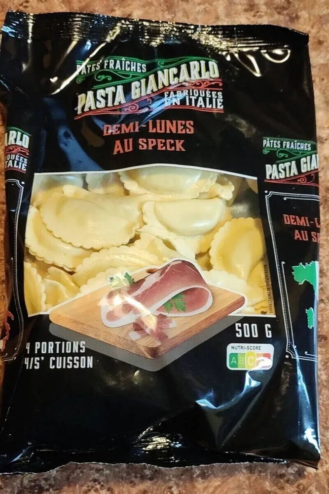 Demi-lunes au speck