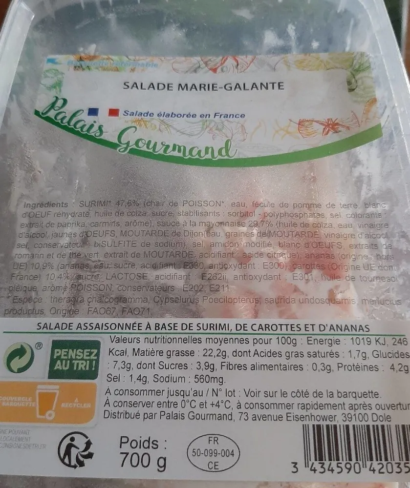 Salade Marie Galante
