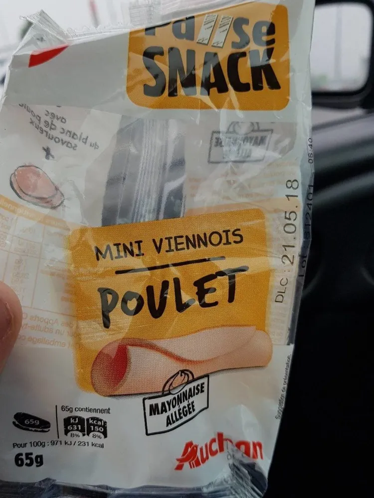 Mini viennois pause snack