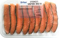 Emincés saumon aneth