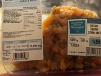 Tartare saumon citron aneth