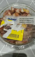 Salade d'encornet géant au basilic et au piment d'espelette