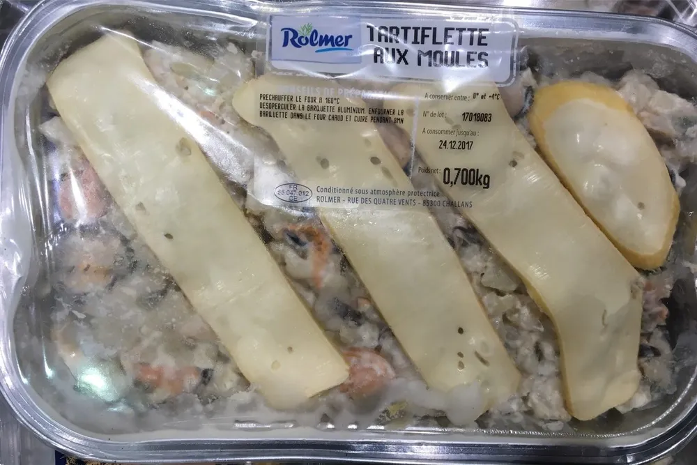 Tartiflette aux moules