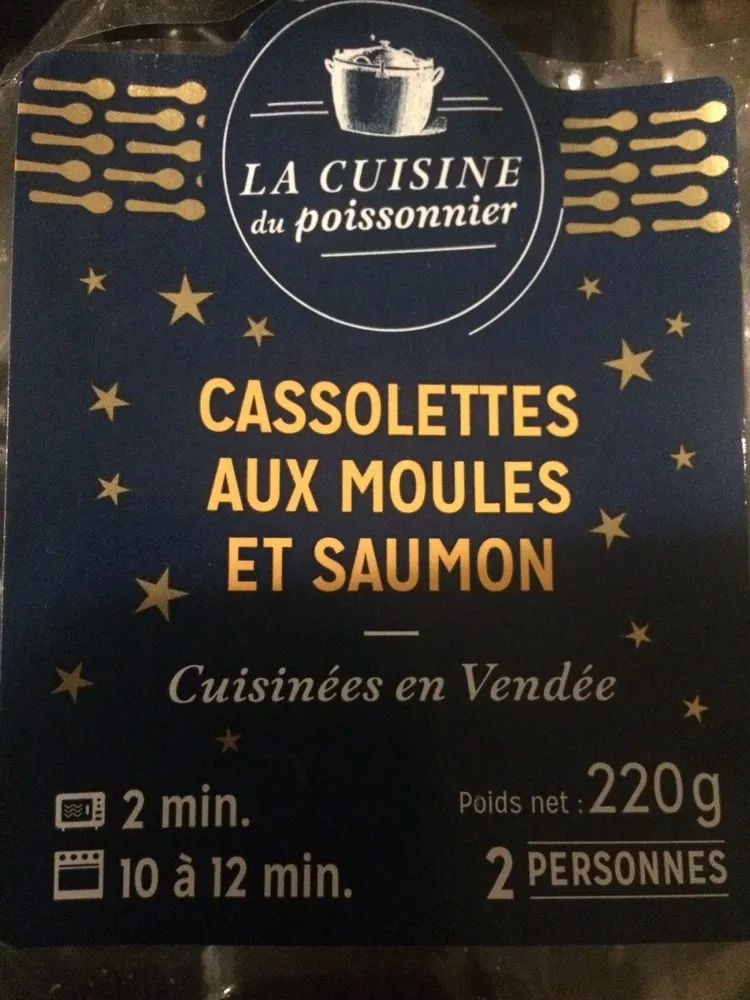 Cassolettes moules saumon
