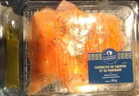 Carpaccio de Saumon et sa Marinade