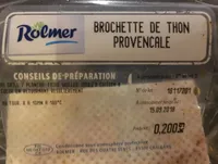 Brochettes de thon provencale