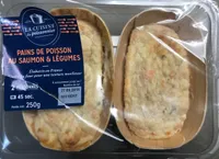 Pain de poisson au saumon & légumes