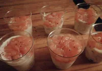 Verrines Tomates Saumont Basilique