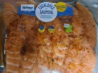 Escalopes de saumon marinade pesto rosso