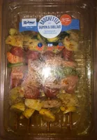 Brochettes de saumon & cabillaud