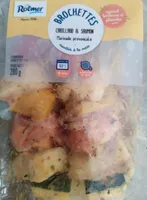 Brochettes cabillaud saumon