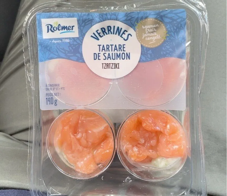 Verrines tartare de saumon