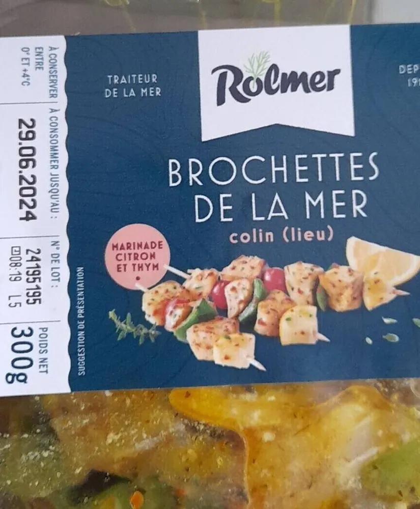 Brochettes de la mer