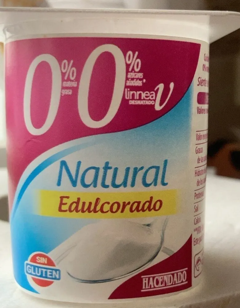 Yogur natural edulcorado 0  0