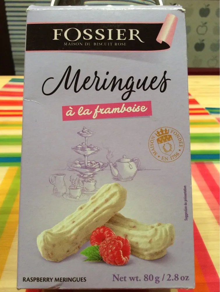 Meringues à la framboise