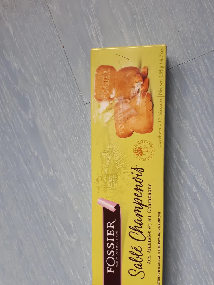 Sablé champenois aux Amandes et au Champagne