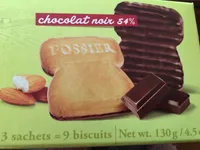Sablé champenois  chocolat noir