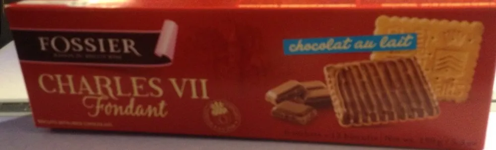 Charles VII Fondant Sablés au Chocolat au Lait
