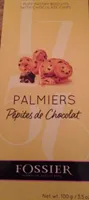 Palmiers pepites de chocolat