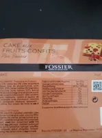 Cake aux fruits confits