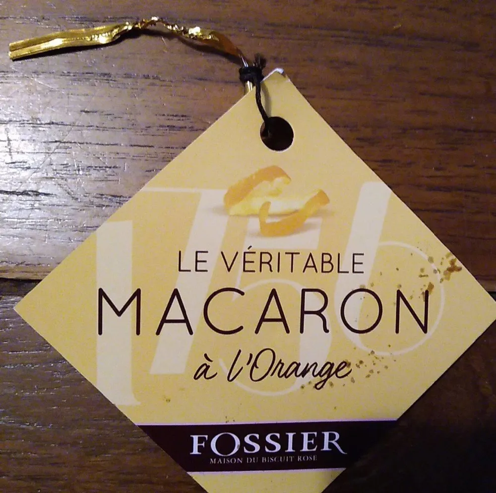 Le véritable macaron à l'orange