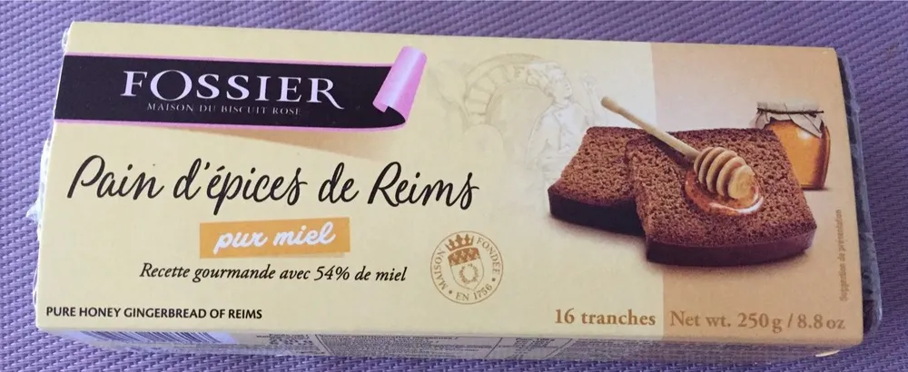 Pain D'Epices De Reims Pur Miel