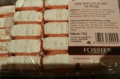 Mini biscuits Roses de Reims