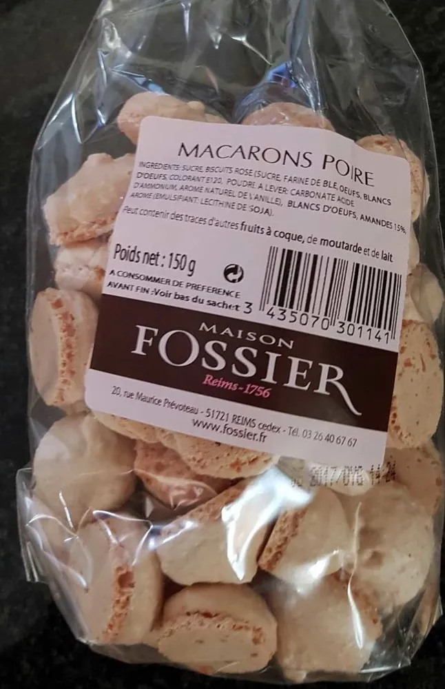 Macarons poire
