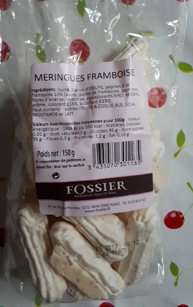 Meringues framboise