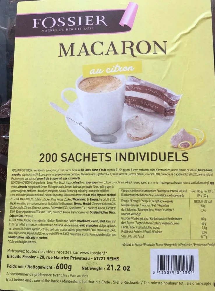 Macaron citron