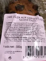 Cake colza cerises confites