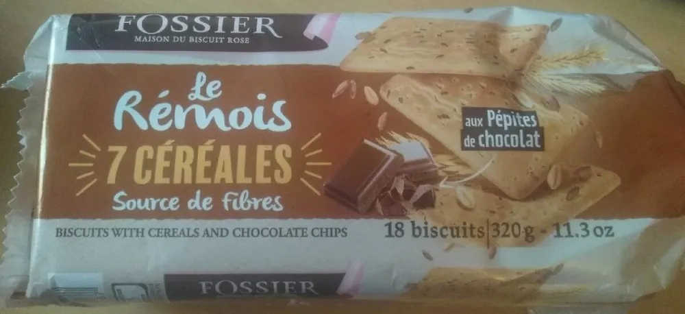 Le Rémois - 7 céréales aux pépites de chocolat