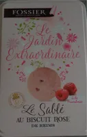Sables saveur framboise au biscuit rose