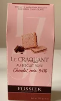 Le Craquant au biscuit rose chocolat noir 54%