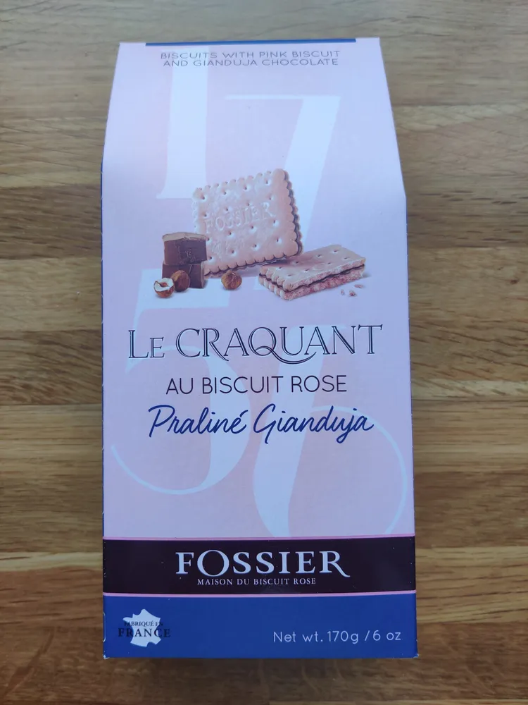 Le craquant au biscuit Rose Praliné Gianduja