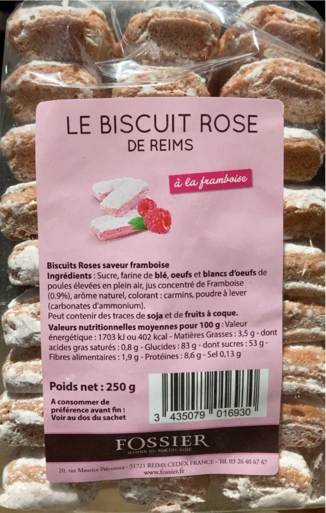 Biscuit rose de Reims