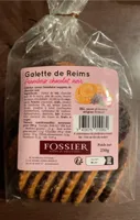 Galettes de Reims framboise chocolat noir