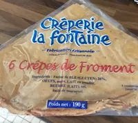 6 crepes de froment