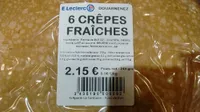 6 Crêpes Fraîches