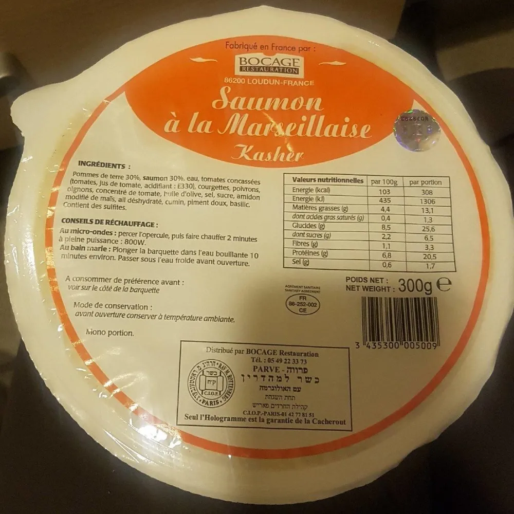 Saumon a la marseillaise