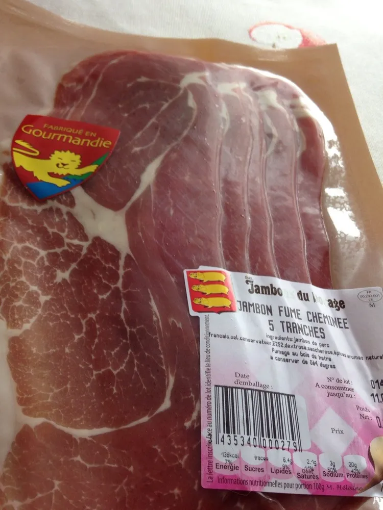 Jambon fume