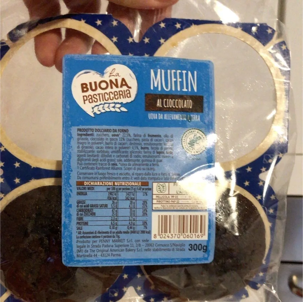 Muffin al cioccolato