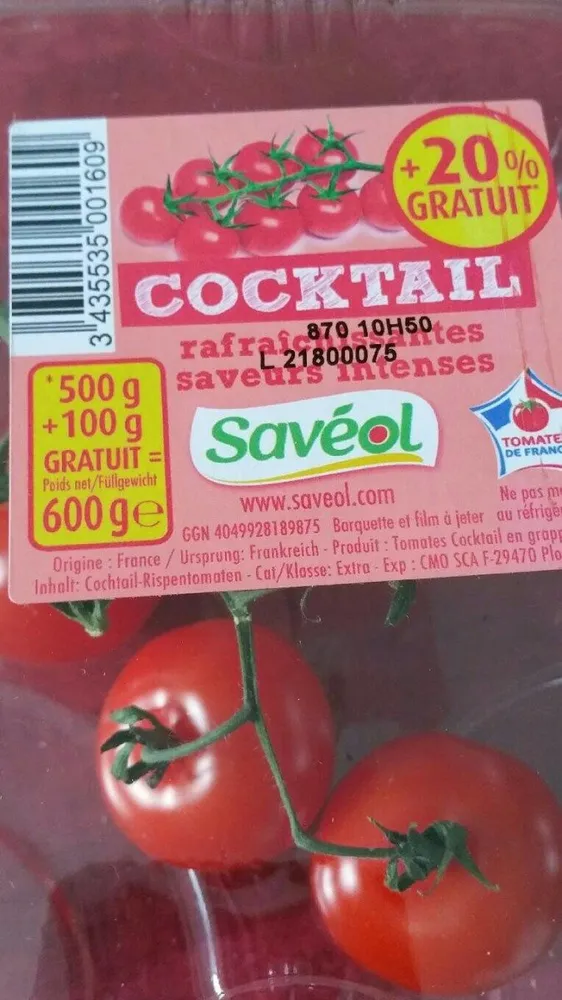 Tomates Cocktail grappes