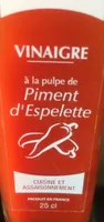 Vinaigre à la pulpe de Piment d'Espelettr