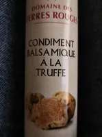 Condiments balsamique à la truffe