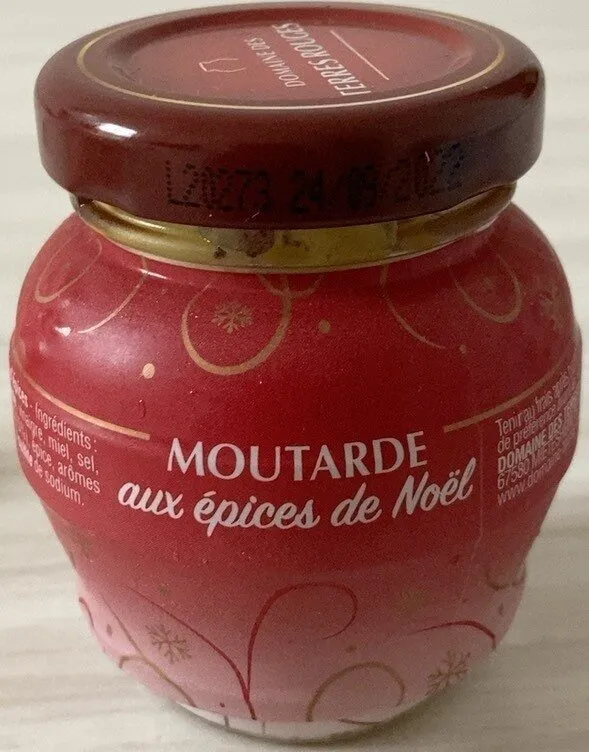 Moutarde aux épices de noël
